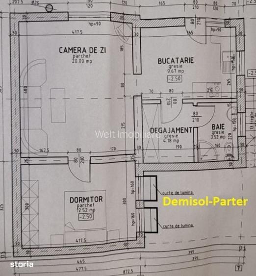 Casa cuplata cu doua unitati locative, Tauti, D+P+1+Pod, SU 255 mp, te