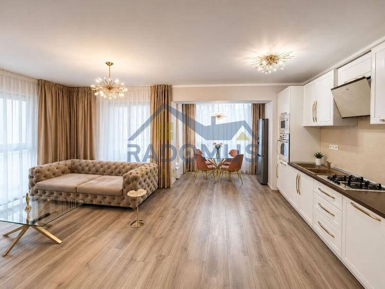 Apartament cu 2 camere, mobilat în Central