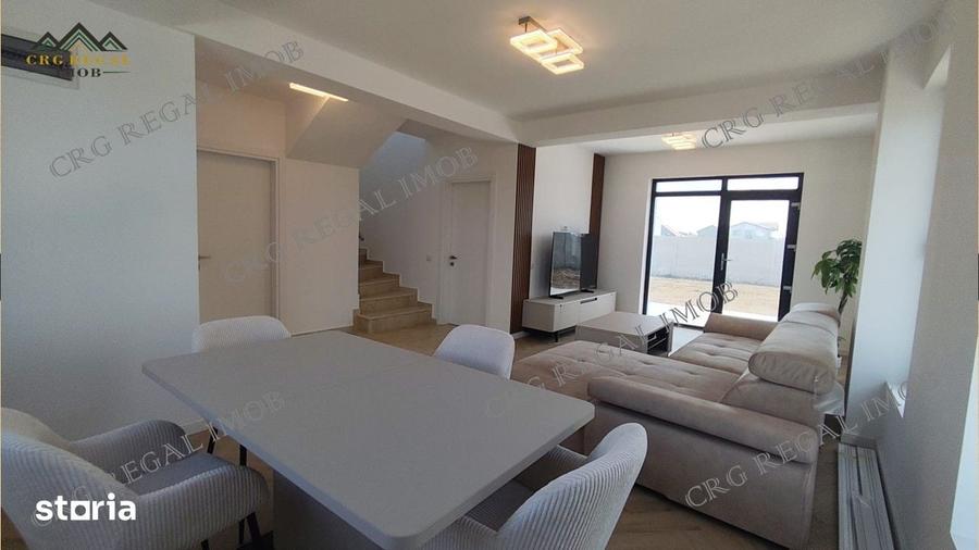 Casa noua cu 4 camere 3 bai si curte 445mp in Comuna Berceni - 1