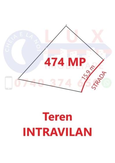 Teren Construcții intravilan de 474 mp, în Peco