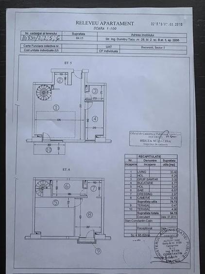 Apartament cu 2 camere decomandat, mobilat în Parcul Carol