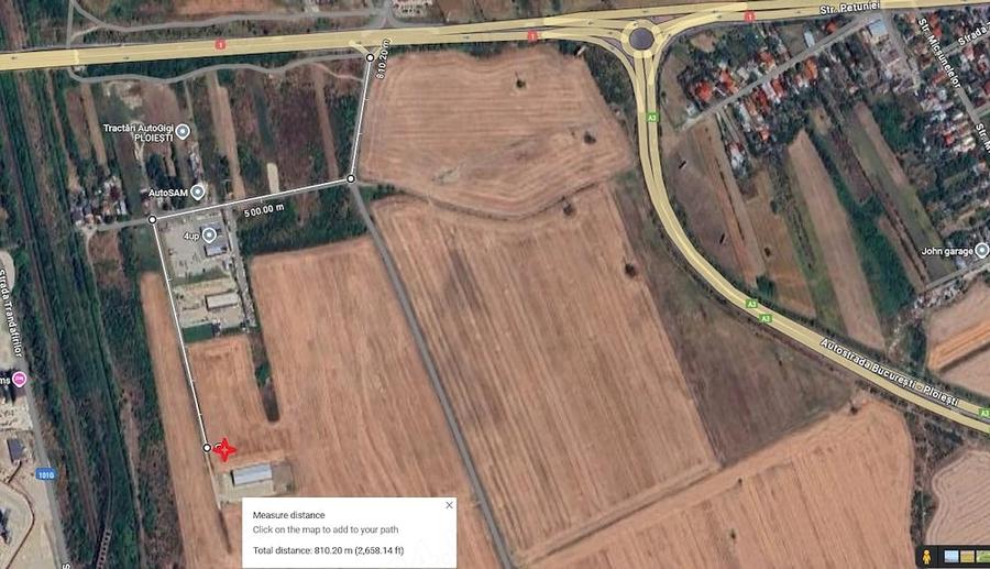Teren de 5000 mp, în Tătărani