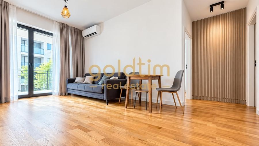 Apartament cu 2 camere semidecomandat, mobilat în Pipera