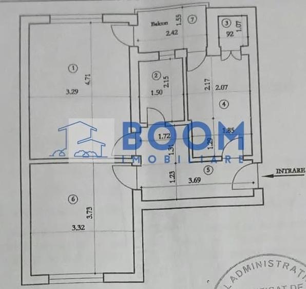 Apartament cu 2 camere decomandat în Căzănești (Râmnicu Vâlcea)