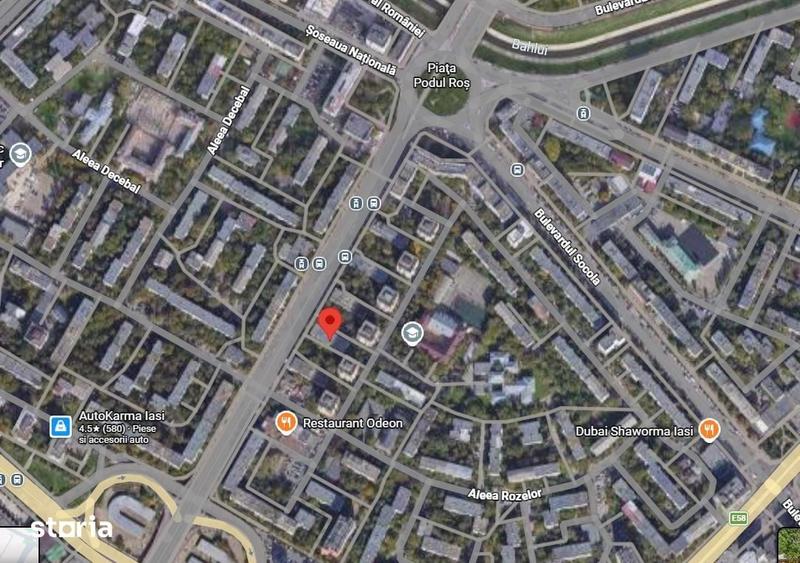 Apartament cu 3 camere în Podu Roș