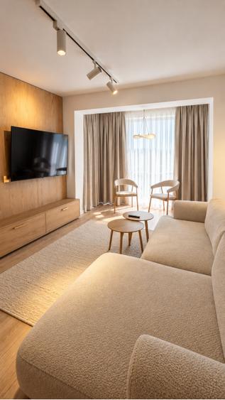 Apartament cu 2 camere decomandat, mobilat în Barbu Văcărescu