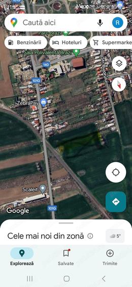 Teren de 5000 mp, în Brazi