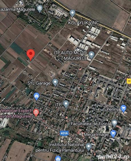 Teren de 2500 mp, în Central
