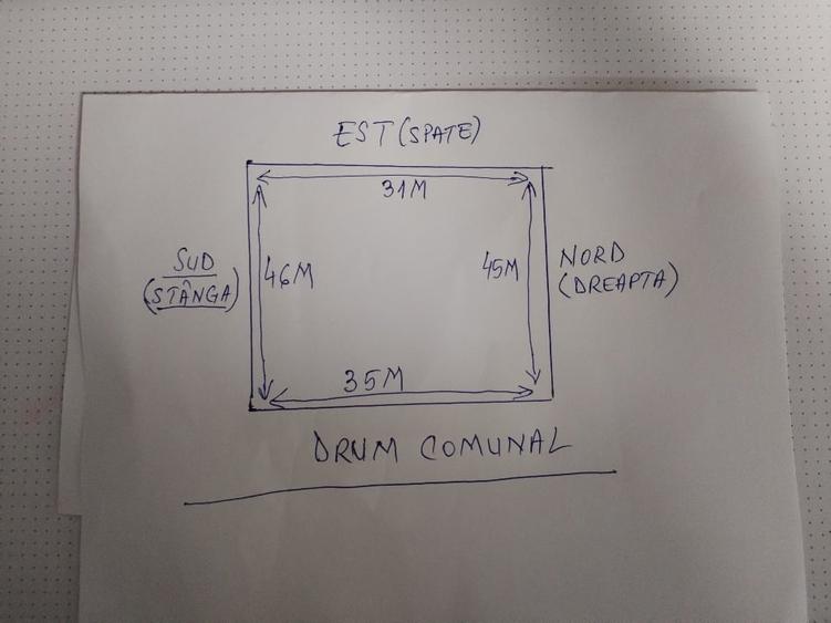 Teren Construcții intravilan de 1471 mp, în Gârliciu