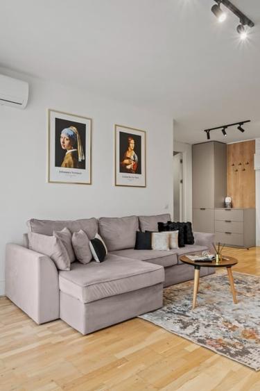 Apartament cu 2 camere decomandat, mobilat în Barbu Văcărescu