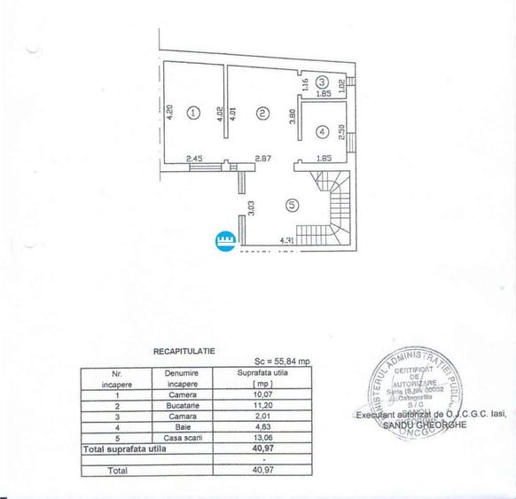 Casă cu 3 camere cu Teren 200 Mp în Păcurari