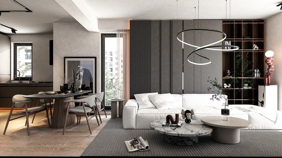 Apartament cu 2 camere decomandat în Noua