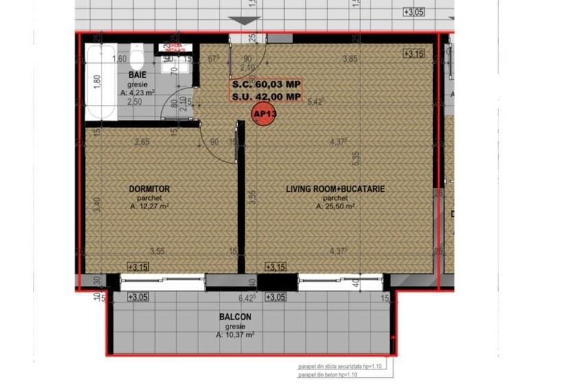 Apartament nou 2 camere Baile Felix | Decomandat | Terasa 12 mp - 6