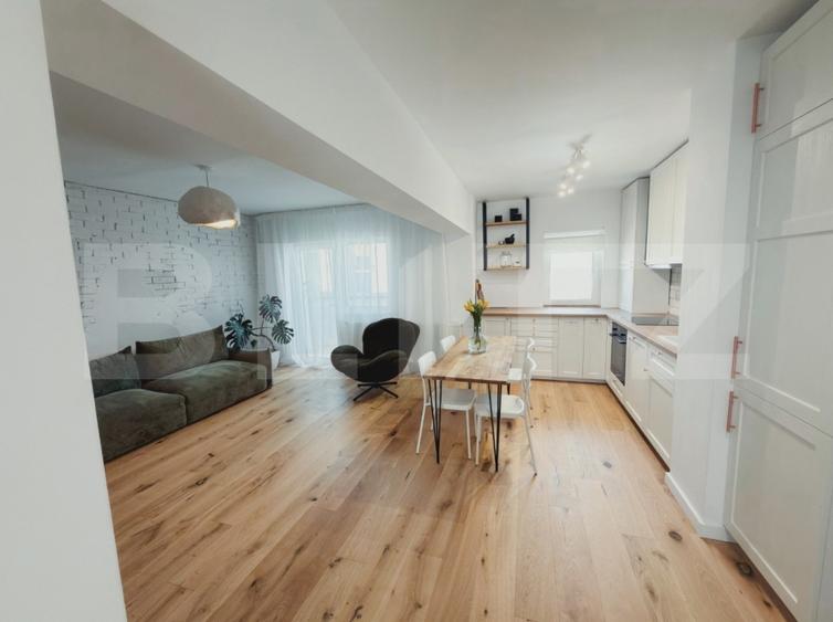 Apartament cu 3 camere semidecomandat, mobilat în Mănăștur