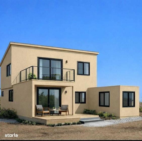 Casa moderna P+1 din containere teren 575 mp la 14km de Arad - 4