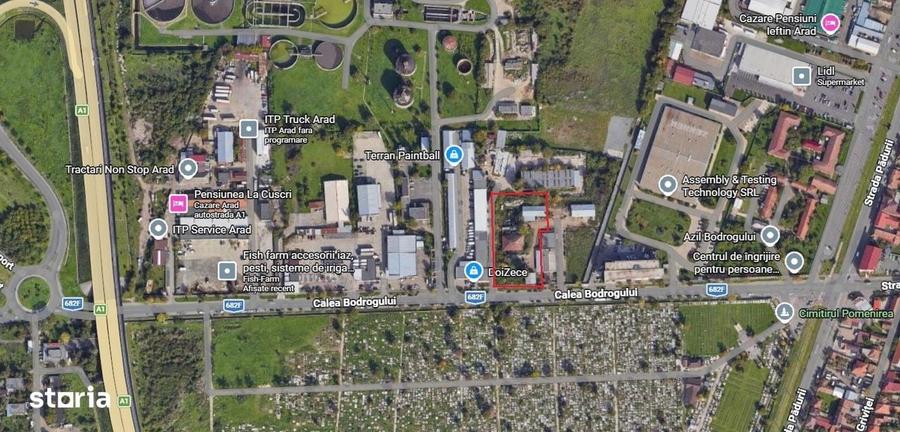 De vanzare, teren intravilan, 4701 Mp, zona comerciala - St Bodrogului - 2