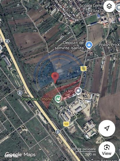 Teren de 5000 mp, în Oboga