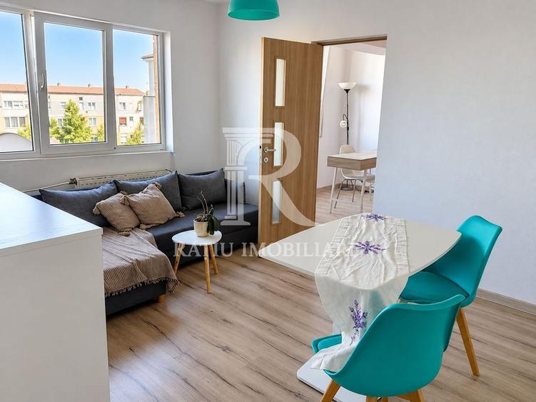 Apartament cu 2 camere semidecomandat, mobilat în Calea Aradului