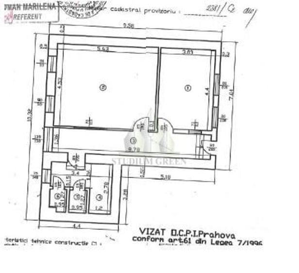 Teren Construcții intravilan de 3349 mp, în Central