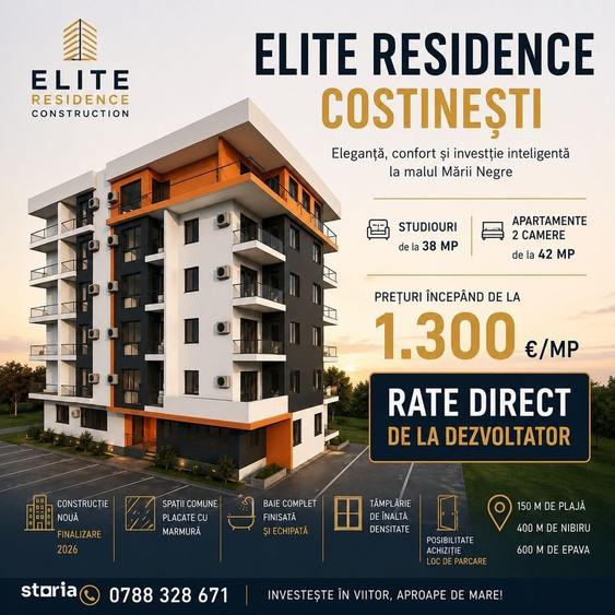 Apartamente si Studiouri Noi in Costinesti | 150 m de Plaja - 4