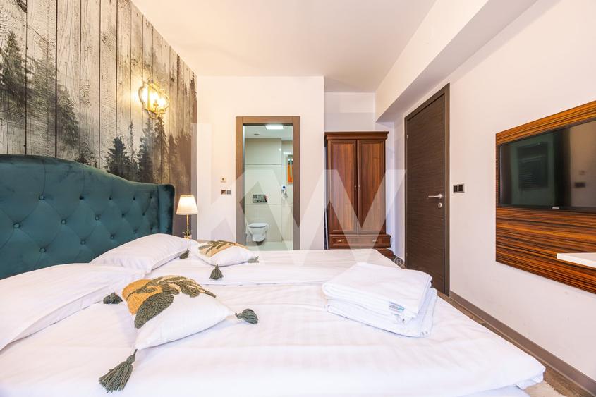 Apartament cu 2 camere decomandat, mobilat în Poiana Brașov