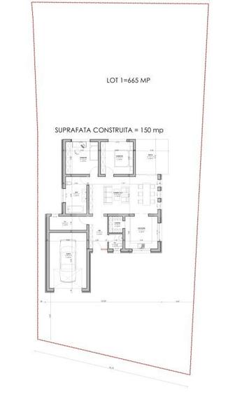 Casă cu 4 camere cu Teren 550 Mp în Dorolț