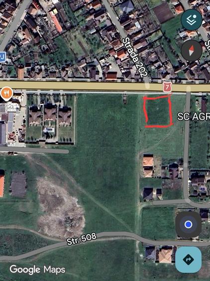 Teren intravilan de vanzare in Pecica- suprafata 1480 m2 - 2