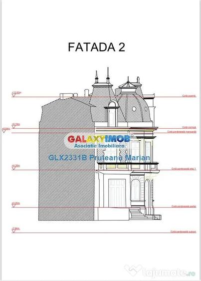 Casă cu 12 camere cu Teren 450 Mp în P-ța Romană