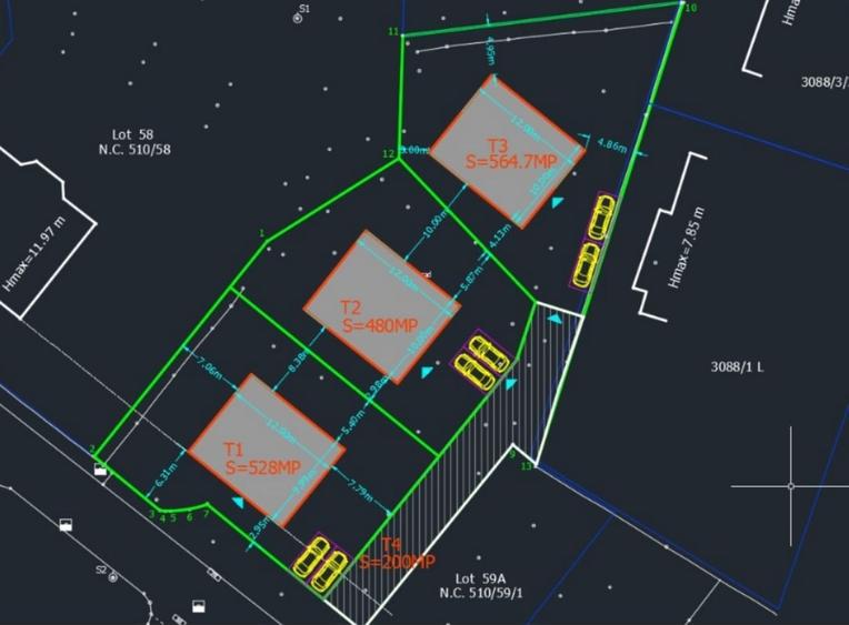 Teren Construcții intravilan de 1774 mp, în Iancu Nicolae