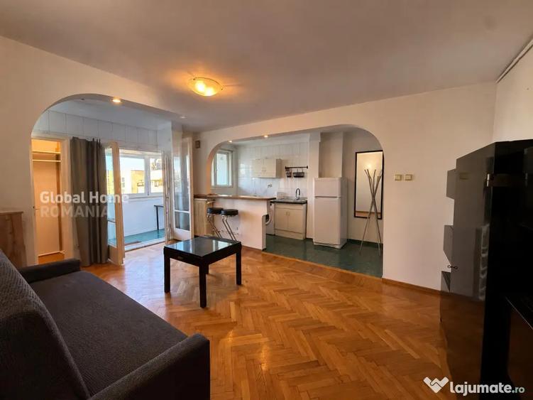 Apartament cu 2 camere semidecomandat, mobilat în Amzei