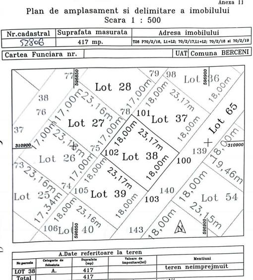 Teren de 811 mp, în Berceni