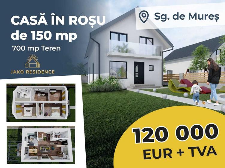 Casă cu 4 camere în Sângeorgiu de Mureș