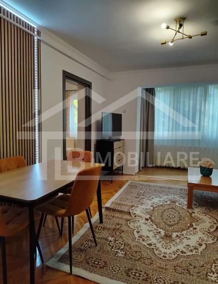 Apartament cu 3 camere semidecomandat, mobilat în Tudor