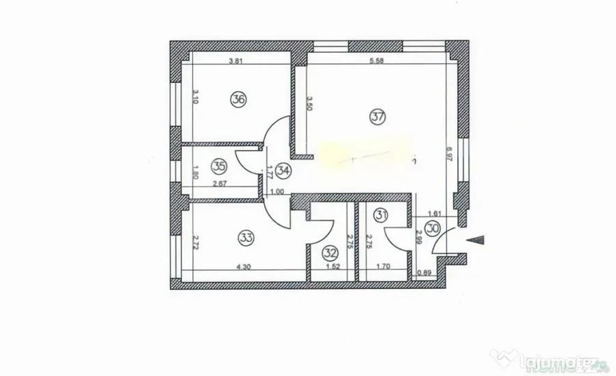 Apartament cu 3 camere decomandat în Obcini
