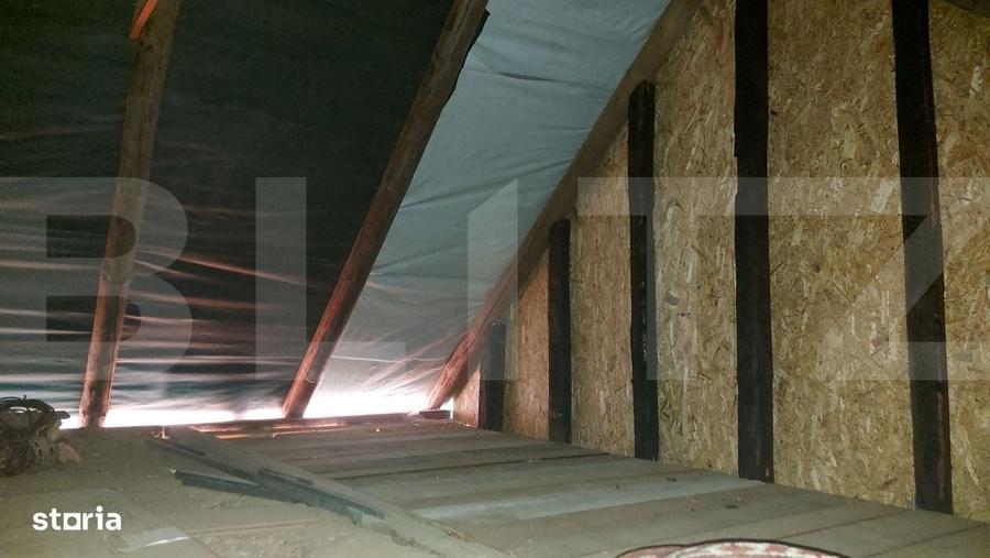 Casă cu 2 camere cu Teren 550 Mp în Joseni
