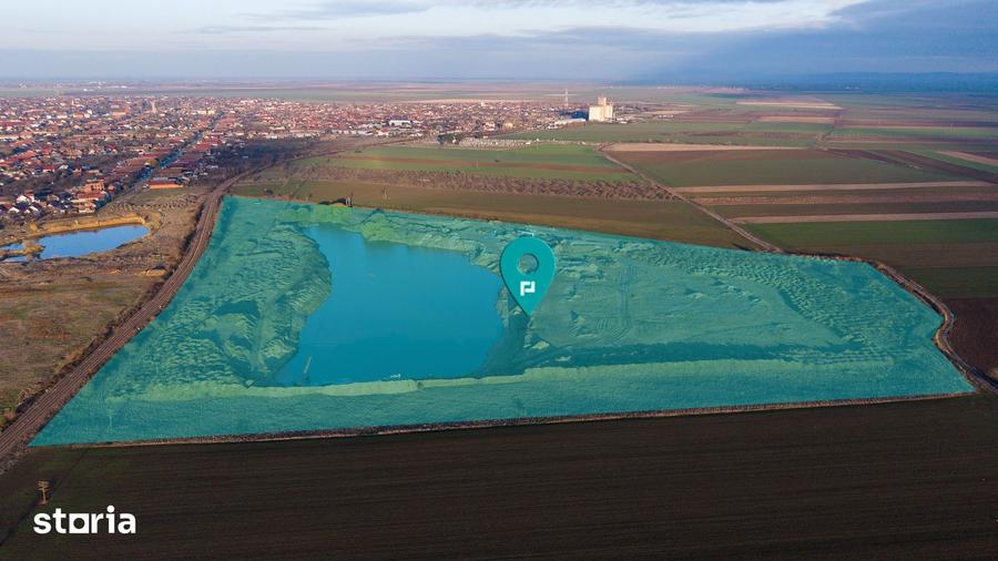 Balastiera in jude?ul Arad cu teren de 12.5 ha - 15