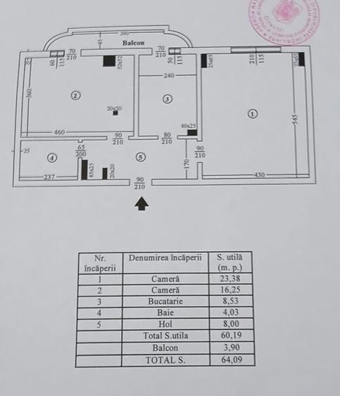 Apartament cu 2 camere decomandat în Mihai Bravu