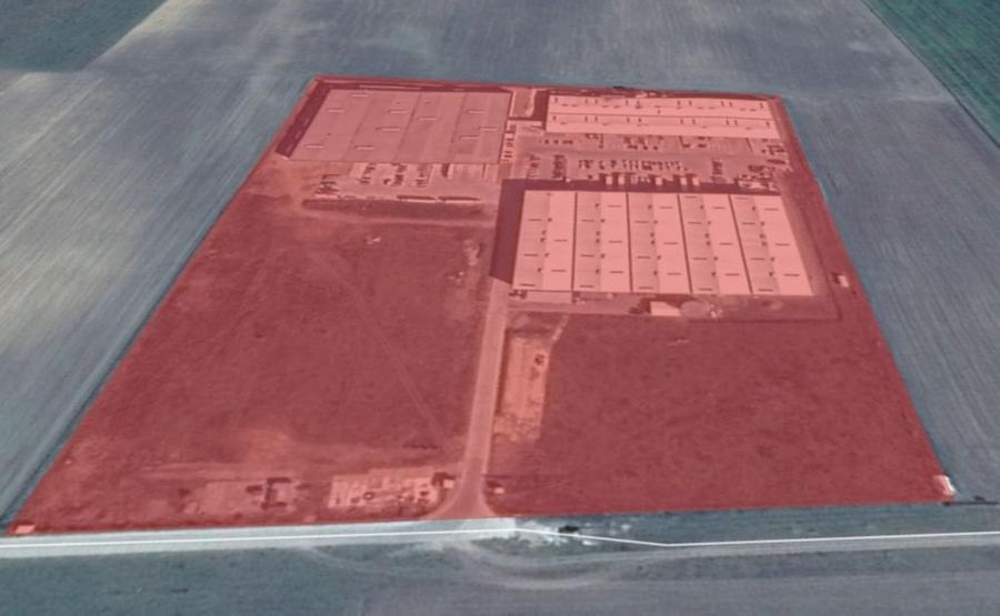 Spațiu industrial, de 42,400 mp, în Exterior Vest