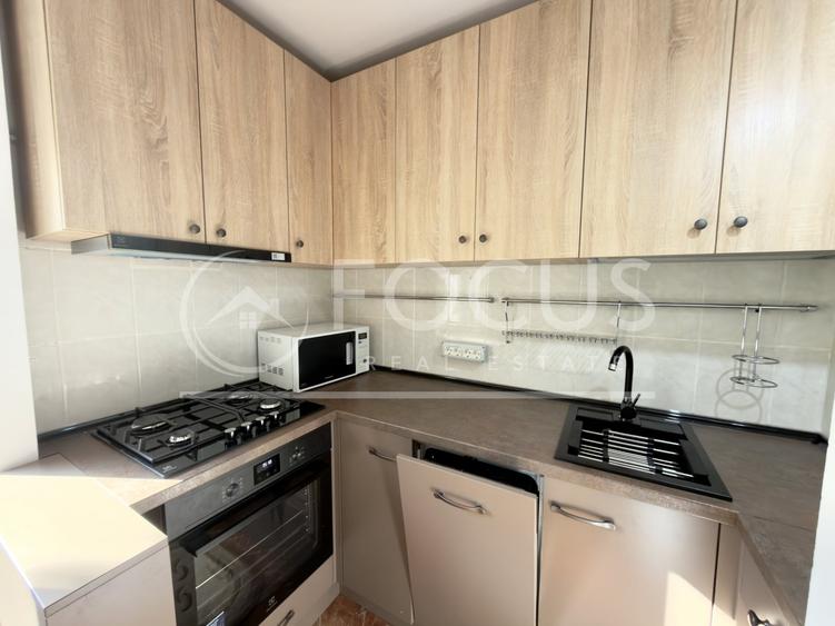 Apartament cu 2 camere decomandat, mobilat în Tei