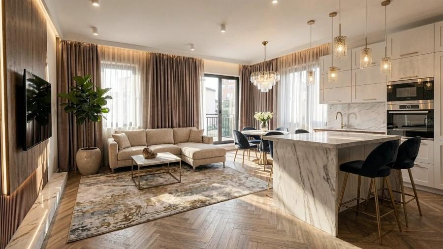 Apartament cu 3 camere decomandat în Dacia