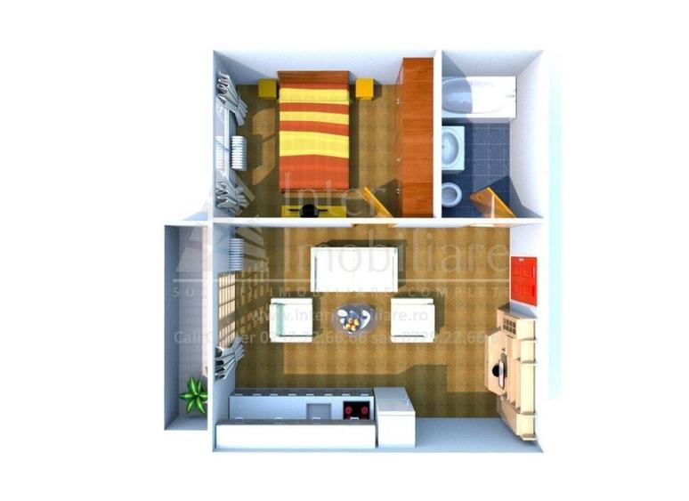 Apartament cu 2 camere în Bârnova