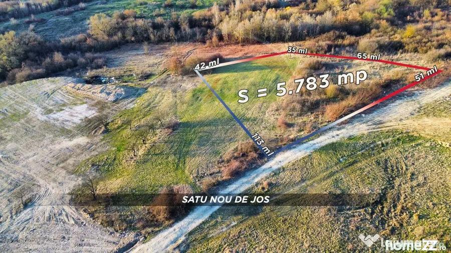 Teren în Satu Nou de Jos