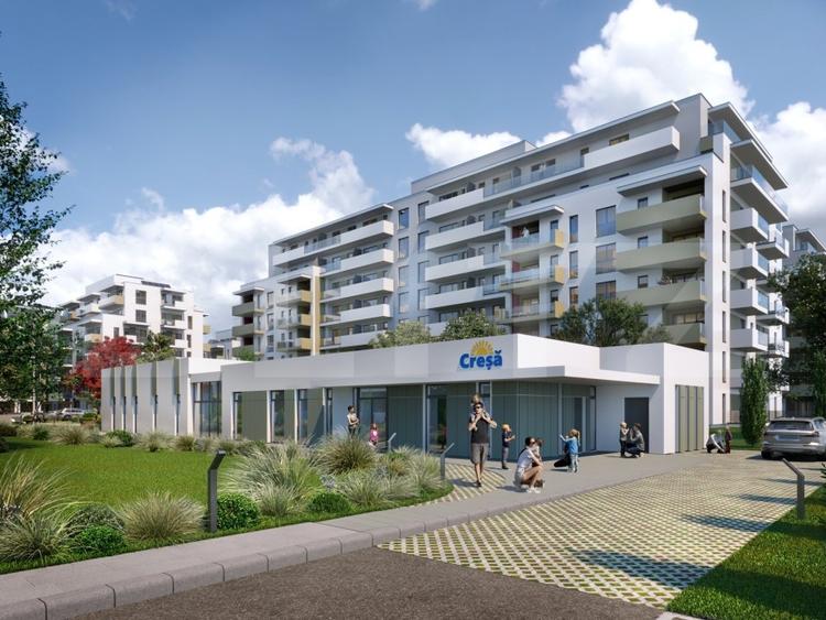 Apartament cu 3 camere, 72 mp, Ansamblu Rezidential, zona RIVUS - 12