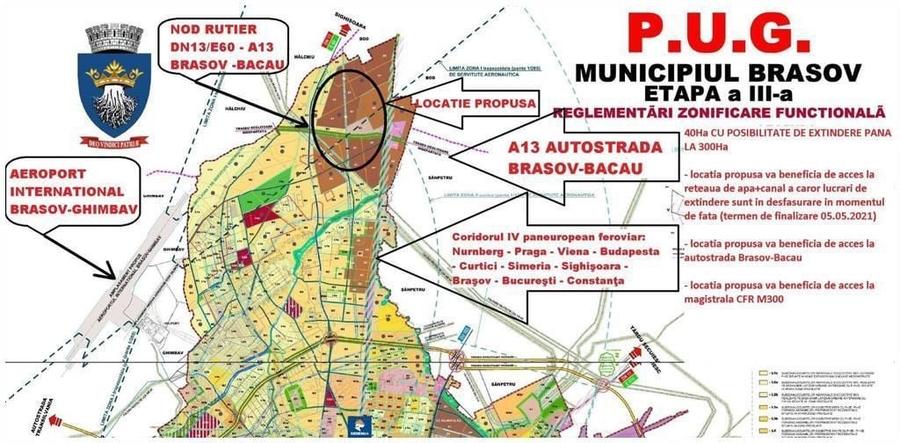 Teren Construcții intravilan de 112600 mp, în Exterior Nord