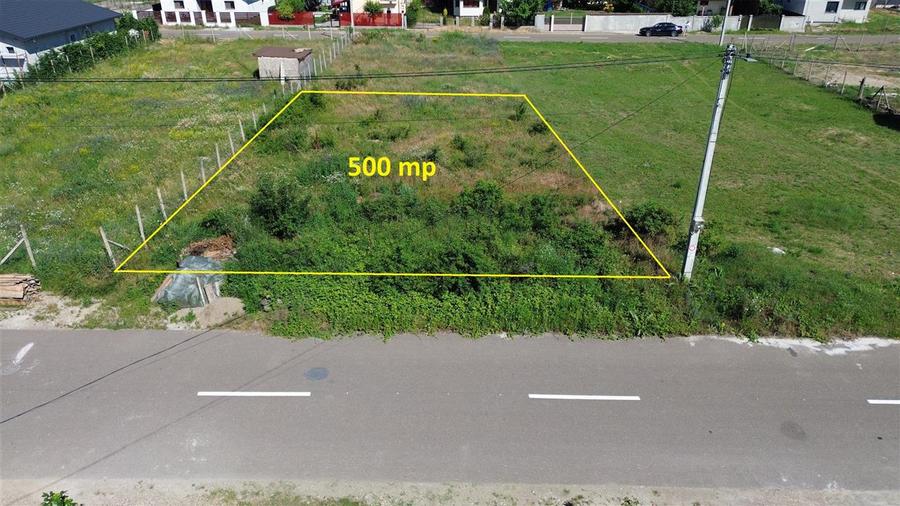 Teren Construcții intravilan de 500 mp, în Unirea