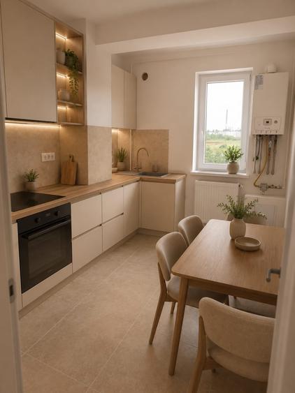 Apartament cu 2 camere decomandat în Chiajna
