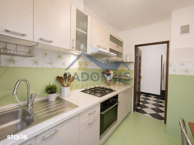 Apartament cu 2 camere semidecomandat, mobilat în Nord