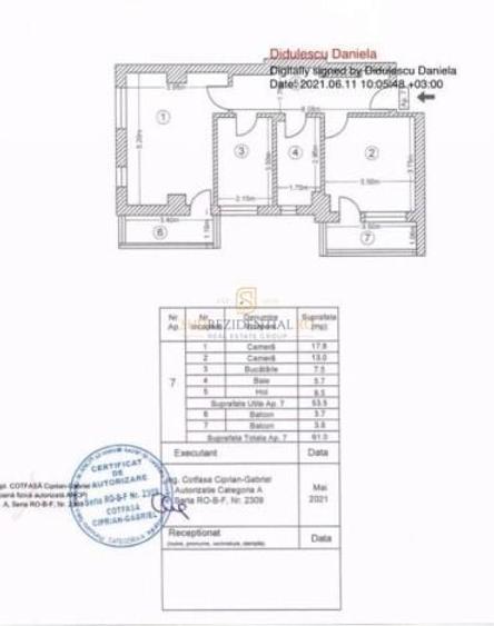 Apartament cu 2 camere decomandat, mobilat în Central