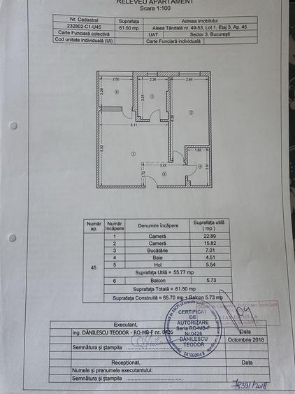 Apartament cu 2 camere semidecomandat, mobilat în Mihai Bravu
