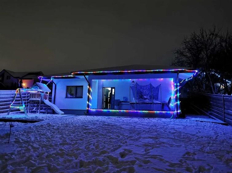 Casă individuală cu 4 camere cu Canalizare în Rediu